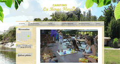 Desktop Screenshot of campinglabergefleurie.com