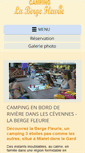 Mobile Screenshot of campinglabergefleurie.com